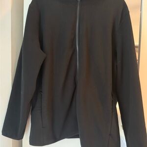 32 Degrees Black Lightweight Full-Zip Jacket